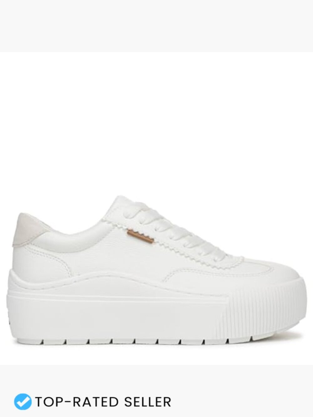 Women's Platform Fashion Sneakers Lace-Up Cushioned Supportive Thick Sole - Picture 6 of 7